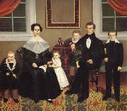 Erastus Salisbury Field Joseph Moore and His Family USA oil painting reproduction